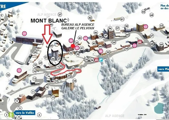 Le Mont Blanc - 2 Pieces 5 Pers - Le Mont-blanc- 021mb - Plagne Centre Mae-1704 * לה פלאנייה