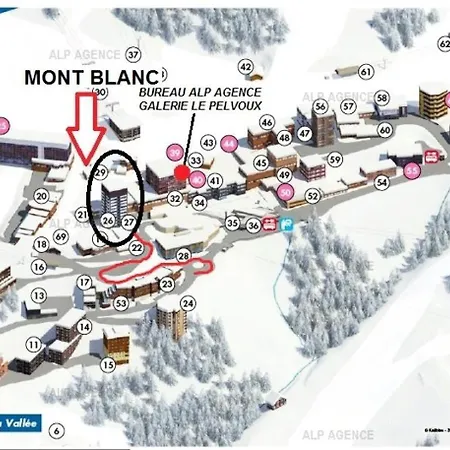 Le Mont Blanc - 2 Pieces 5 Pers - Le Mont-blanc- 021mb - Plagne Centre Mae-1704 * La Plagne